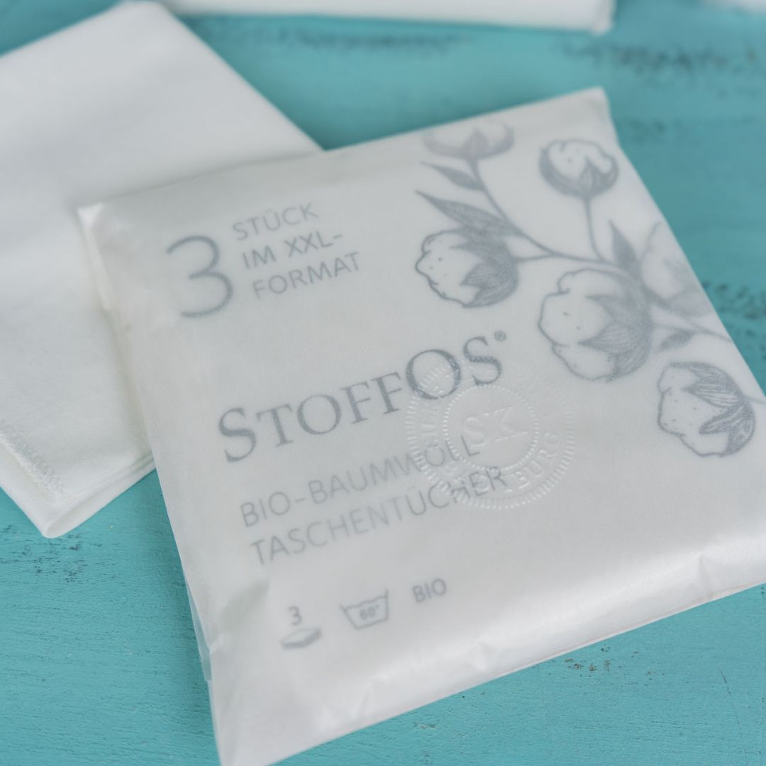 Herrentaschentücher HANDDRUCK Osnabrücker Handdrückerin 3er Pack
