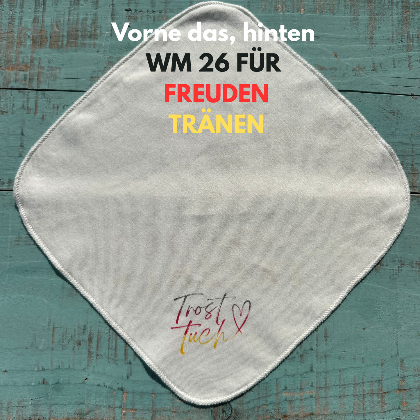 WM 2026 Fußball FAN Tuch Handdruck