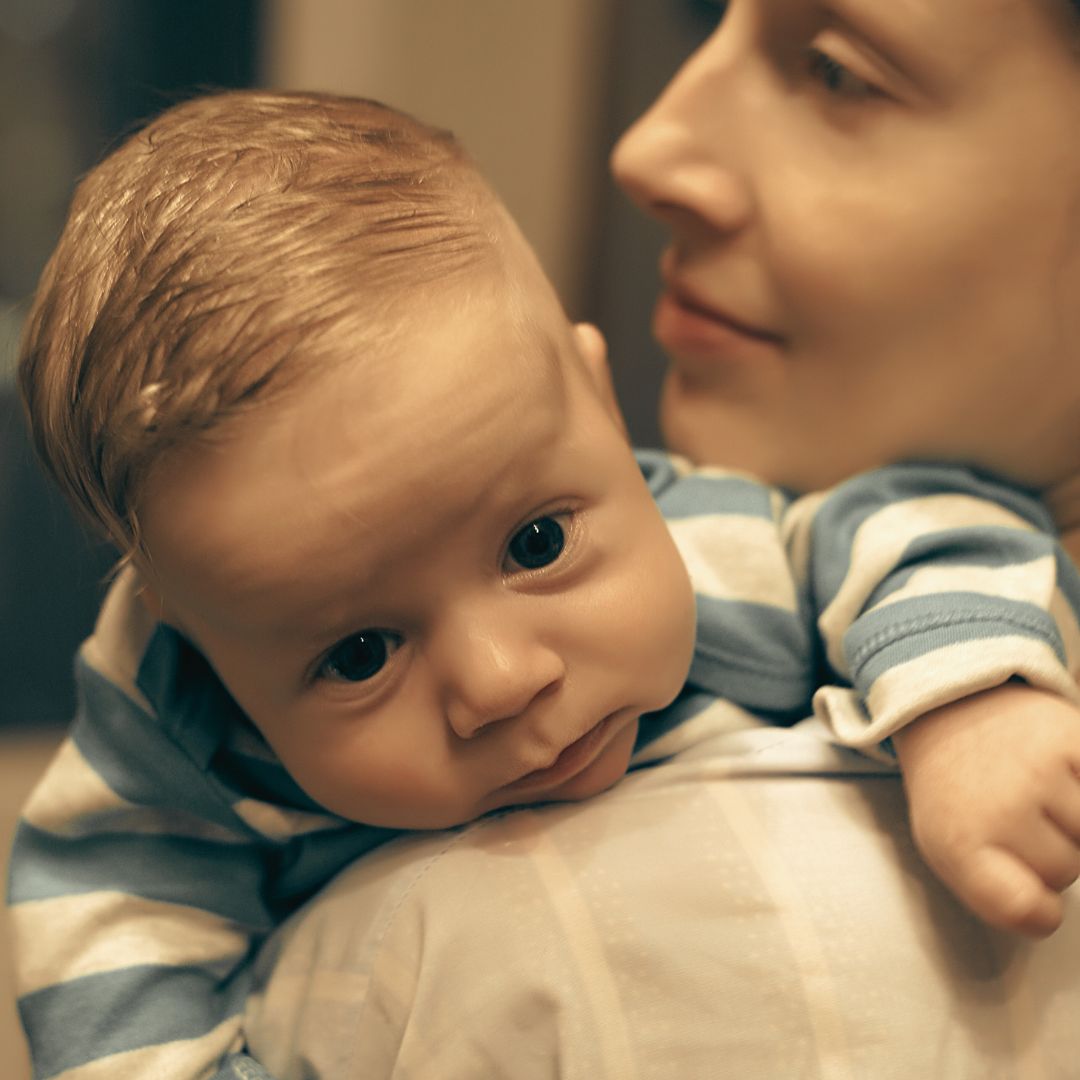 Baby-Pflege-Spuck- und Flauschtücher mit Knopfloch Bio, L