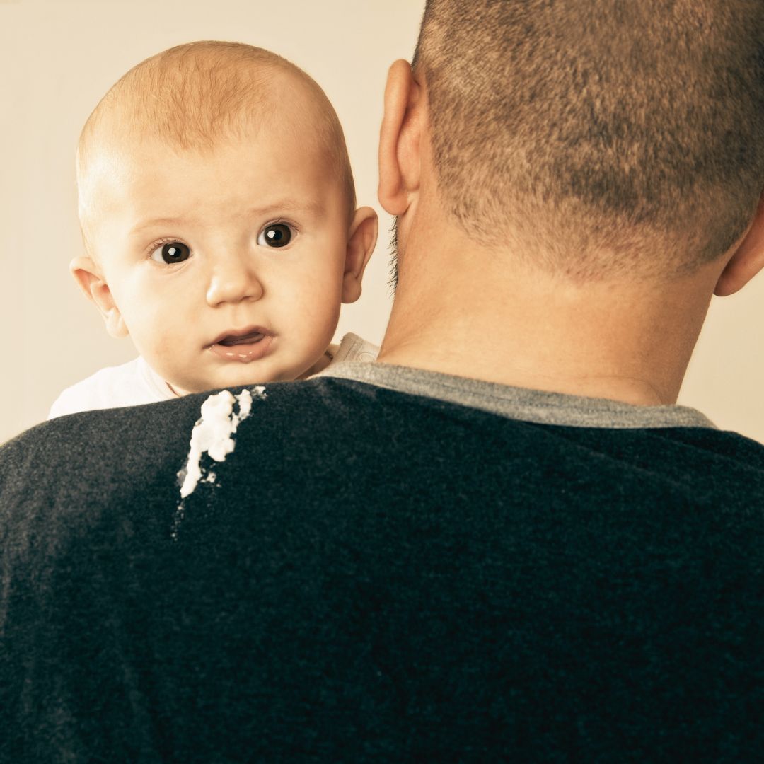 Baby-Pflege-Spuck- und Flauschtücher mit Knopfloch Bio, L