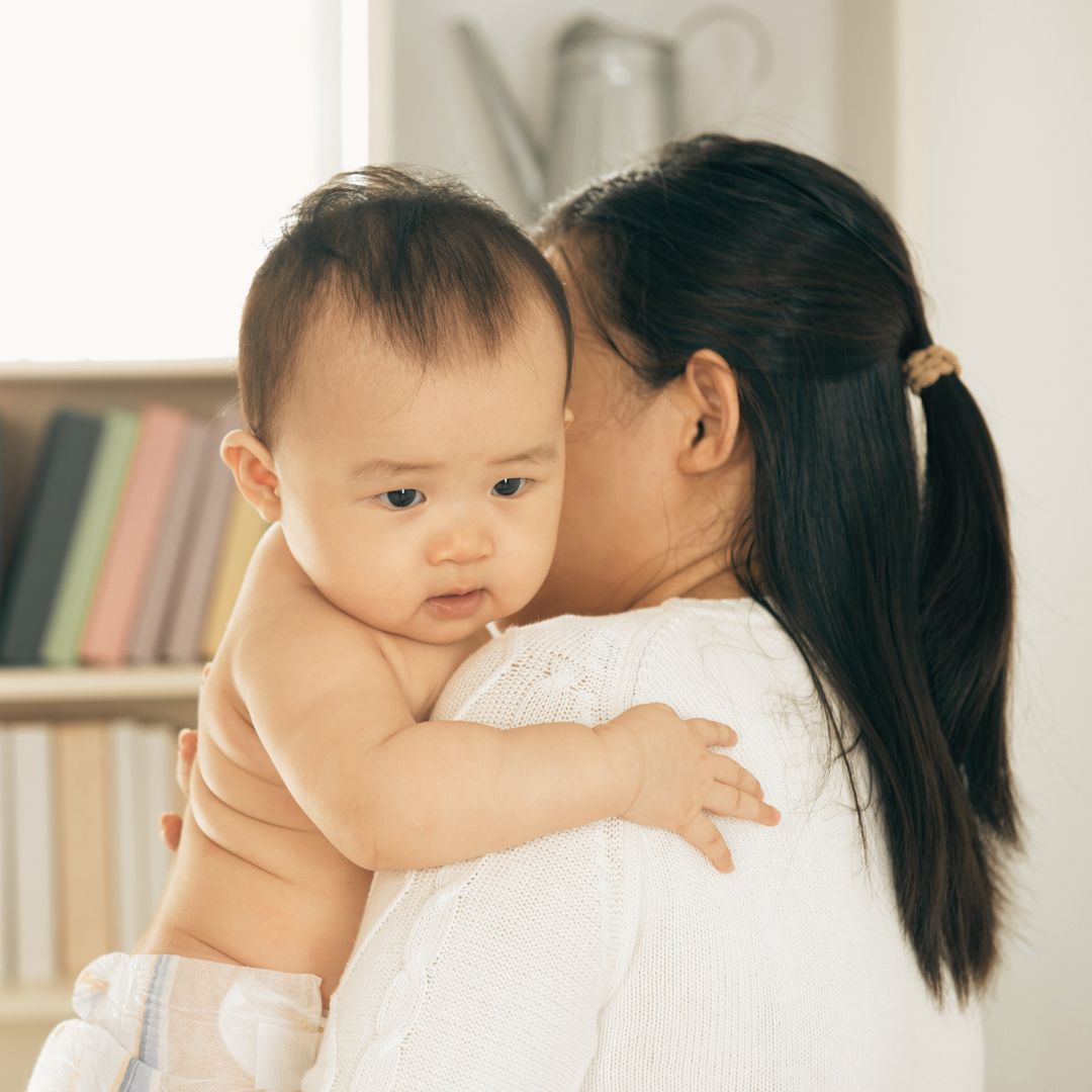 Baby-Pflege-Spuck- und Flauschtücher mit Knopfloch Bio, L