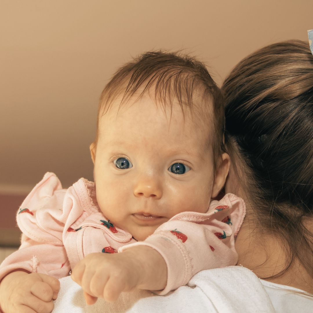 Baby-Pflege-Spuck- und Flauschtücher mit Knopfloch Bio, L