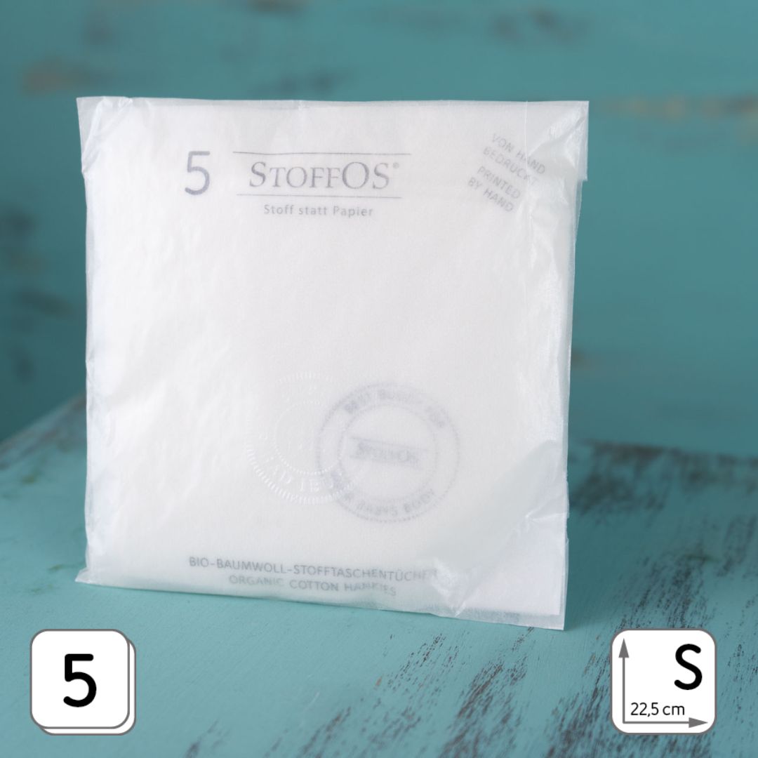 Pergamintüte, diuch die Verpackung ist das Signet des Handdrucks zu erkennen. Best Buddy fpor Your Babys Buddy steht darauf, in der Mitte steht der Firmenname STOFFOS
