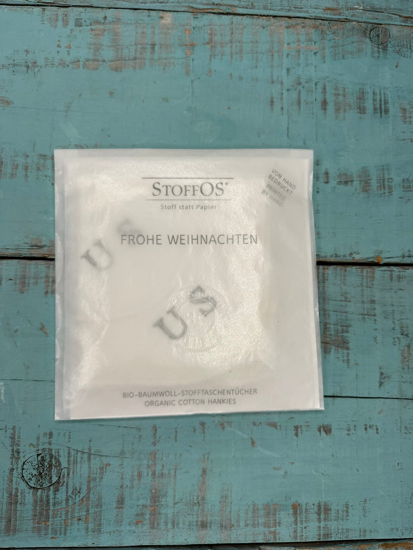 GRATIS bis 1.12.2025 ab 50 € Einkauf Stoff-TaTu - Handdruck mit Initialen