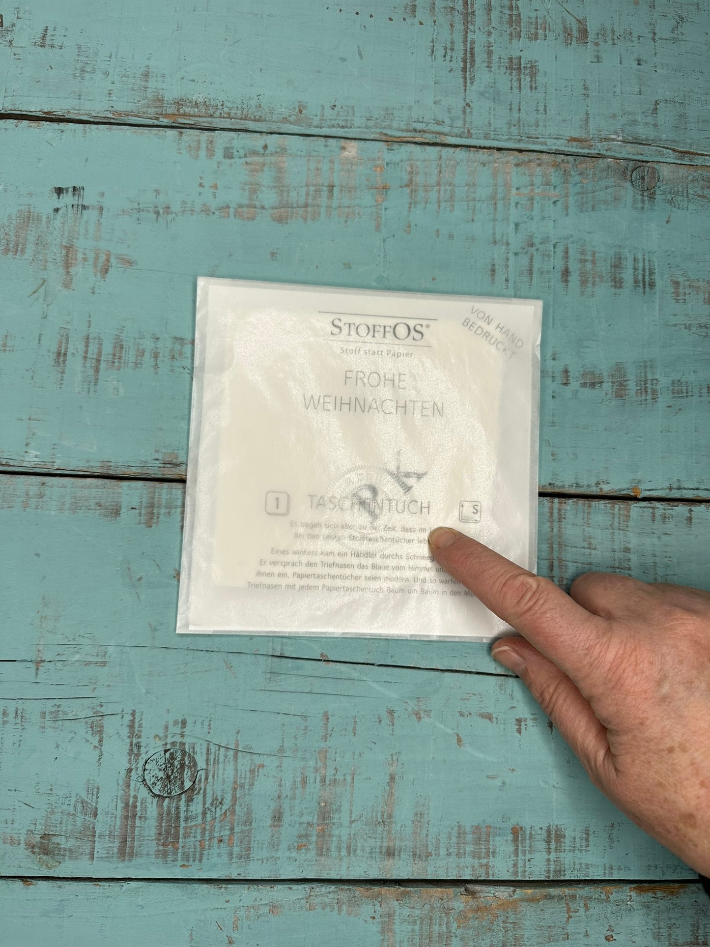 GRATIS bis 1.12.2025 ab 50 € Einkauf Stoff-TaTu - Handdruck mit Initialen