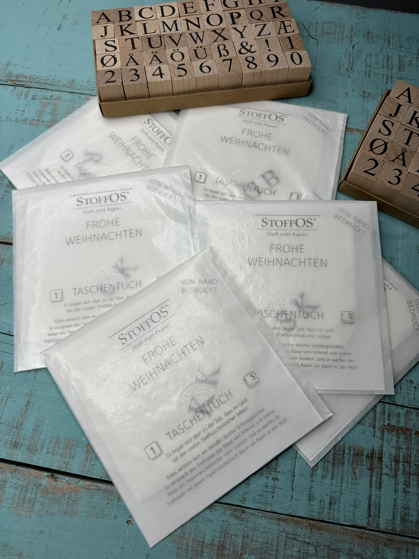 GRATIS bis 14.12.2025 ab 50 € Einkauf Stoff-TaTu - Handdruck mit Initialen