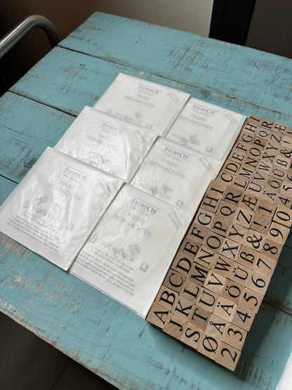 GRATIS bis 14.12.2025 ab 50 € Einkauf Stoff-TaTu - Handdruck mit Initialen