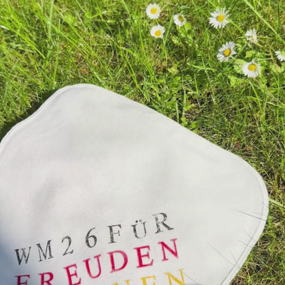 WM 2026 Fußball FAN Tuch Handdruck